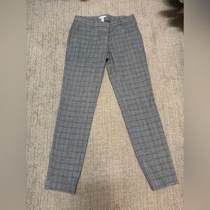 Gray Plaid Pants